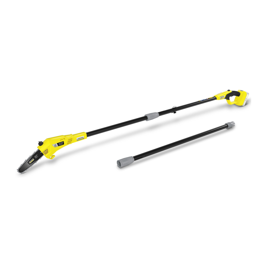 Kärcher PSW 18-20 Battery - Pole Saw Manual