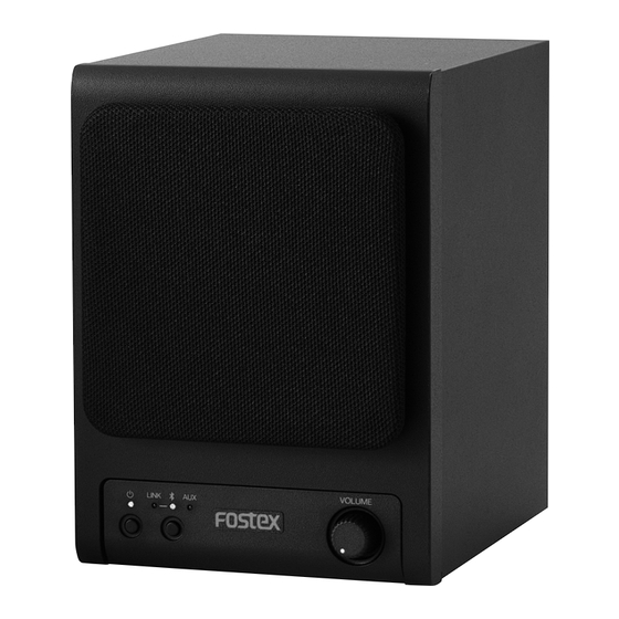 Fostex PM0.1BD Owner's Manual