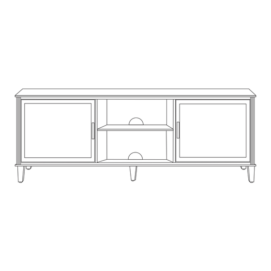DUSK Sienna 140cm TV Unit Instruction Booklet