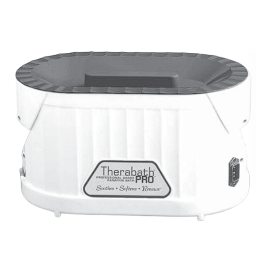 WR Medical Therabath Pro TB4 Service Manual