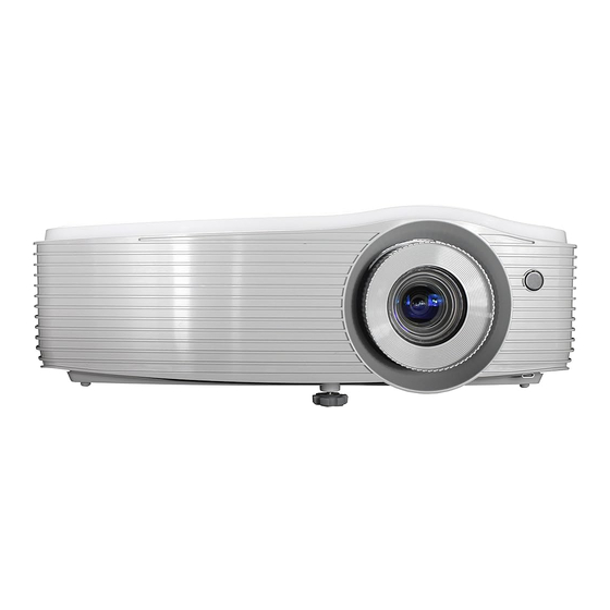 Optoma EH490 Manuals
