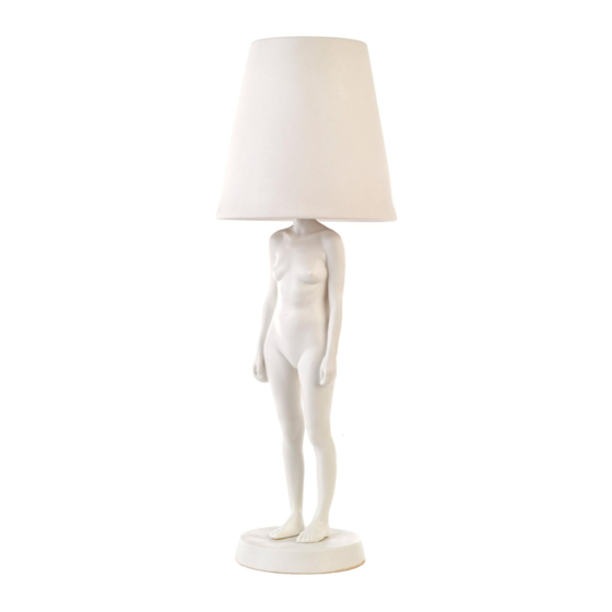 pols potten Hiding lady lamp Instruction Manual