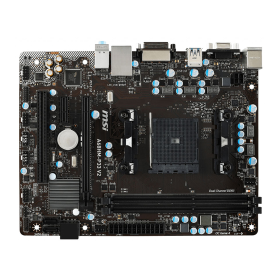 MSI A68HM User Manual