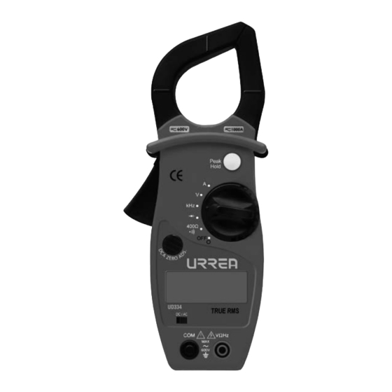Urrea  User's Manual And Warrantly