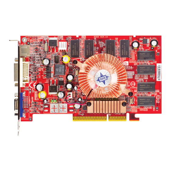 MSI NX6600LE-TD256 Quick Installation Manual