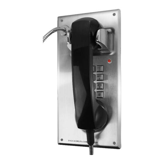 DallasDelta 4GS DOORSTATION SENTRY User Manual