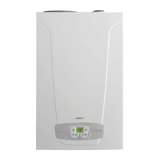 Baxi LUNA DUO-TEC IN+ Instruction Manual For Users And Fitters