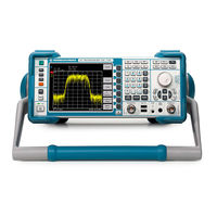 Rohde & Schwarz R&S FSL3 Operating Manual