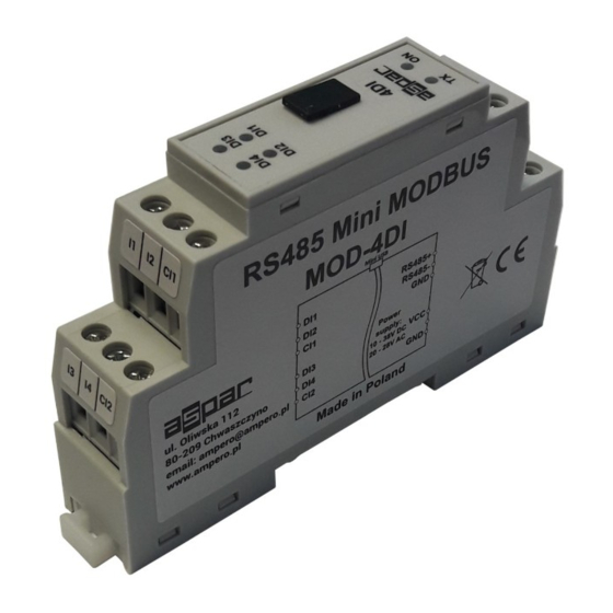 Aspar MOD-4DI User Manual