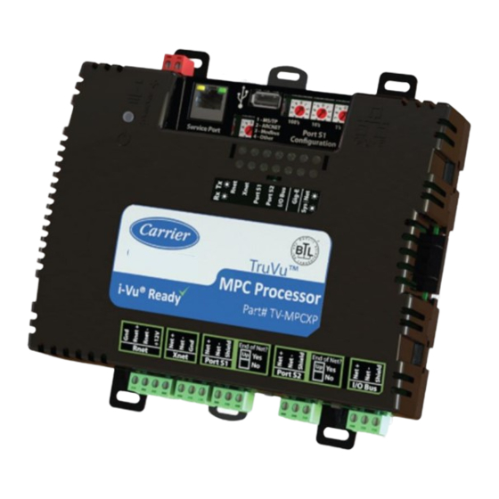 Carrier TruVu MPC Installation And Startup Manual