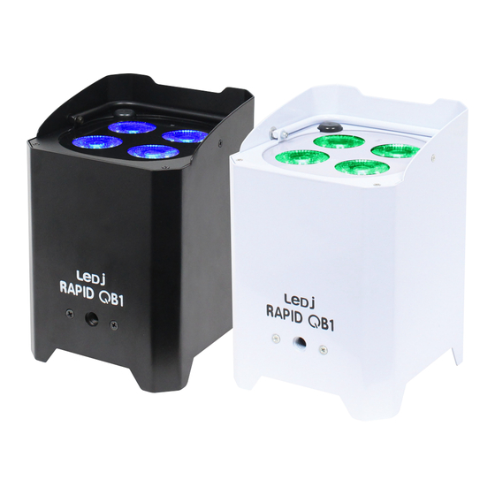 Ledj Rapid QB1 RGBW Battery Uplighter User Manual