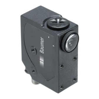 Baumer OC60D.CC-11224547 Quick Start Manual