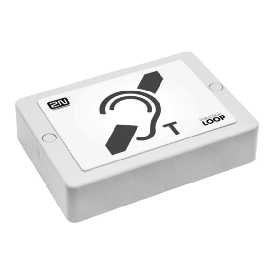 2N Telekomunikace Induction Loop Instructions For Use
