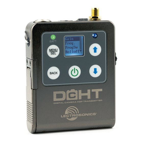 Lectrosonics Duet DCHT/E09-A1B1 Manuals