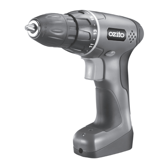 Ozito cordless screwdriver manual sale