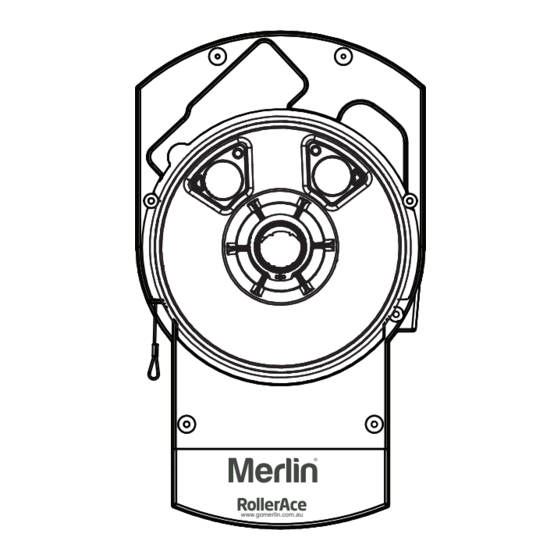 Merlin RollerAce MR60 Installation And Operating Instructions Manual