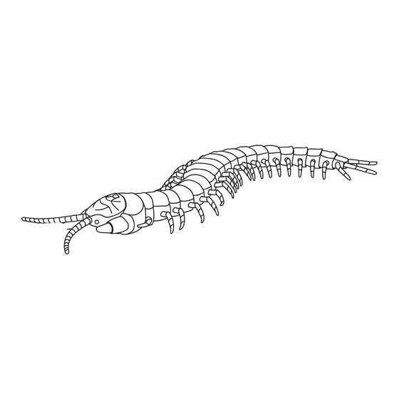 World Tech Toys RC Creatures Centipede Instruction Manual