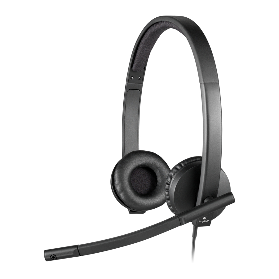 Logitech H570e MONO Setup Manual
