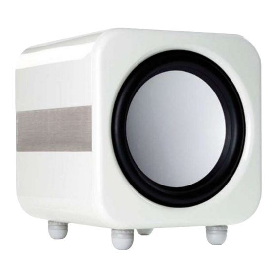 Monitor Audio Apex AW-12 Owner's Manual