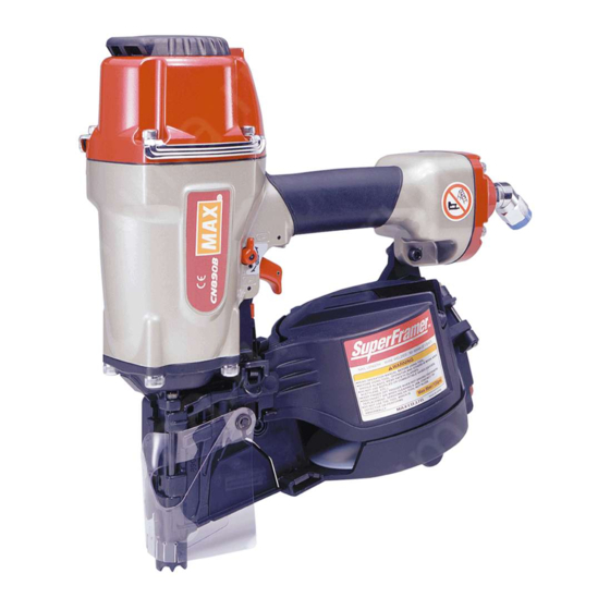 User Manuals: Max CN890B Coil Framing Nailer