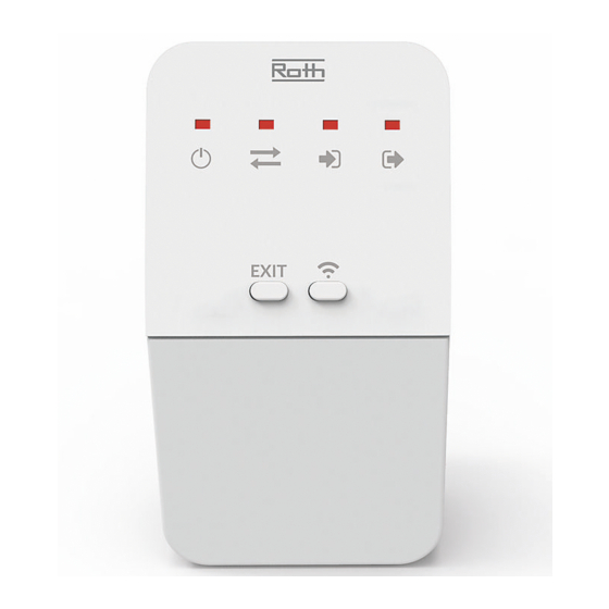 Roth Touchline SL Installation Manual