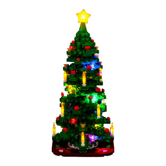 LIGHT MY BRICKS LEGO CHRISTMAS TREE 2-IN-1 40573 LIGHT KIT Installation Manual