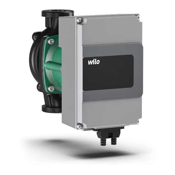 Wilo Stratos PARA-C Installation And Operating Instructions Manual