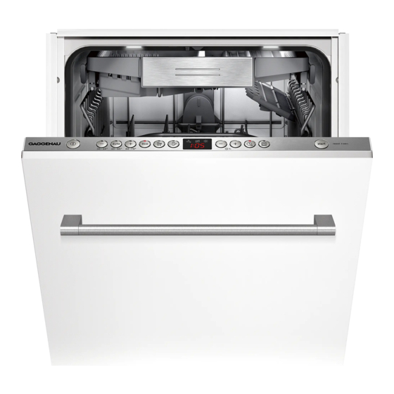 Gaggenau DF250 Operating Instructions Manual