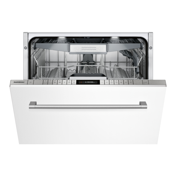 Gaggenau DF250 User Manual