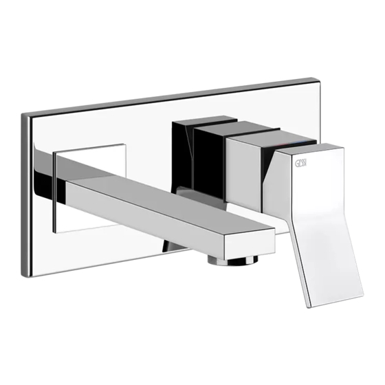 Gessi RETTANGOLO K 53089 Bath Mixing Program