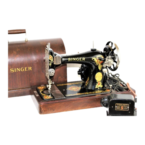 Singer 128 Instructions For Using Manual
