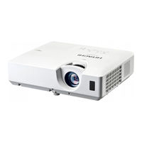 Hitachi CP-EX401 User Manual