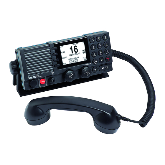 COBHAM SAILOR 6222 VHF DSC CLASS A Manual