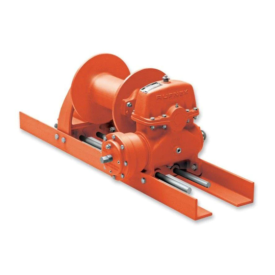 Tulsa RUFNEK 15 Winch Worm Gear Manuals