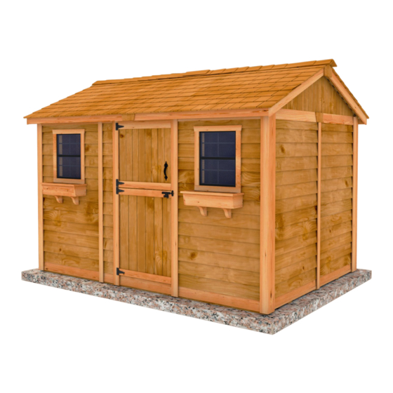 OLT Cabana Shed CB128-FJ-METAL Assembly Manual