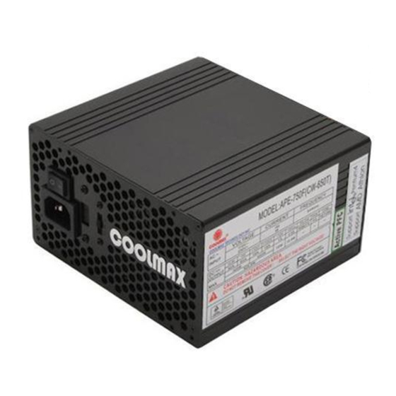Coolmax CW-650T User Manual