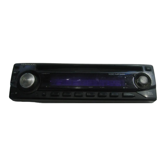 Kenwood KDC-MP336AX Service Manual