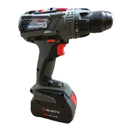 Würth BS 14-A Compact Translation Of The Original Operating Instructions