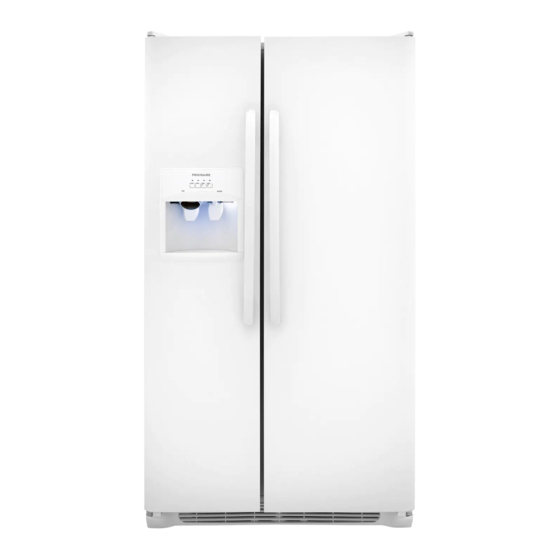 Frigidaire FFHS2611L S Refrigerator Manuals