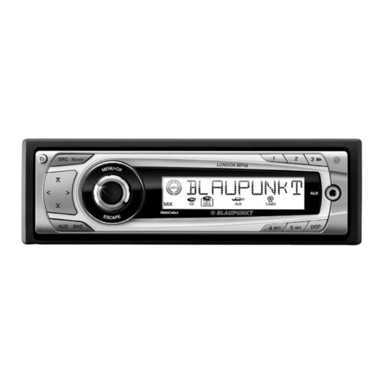 Blaupunkt London MP48 Operating And Installation Instructions