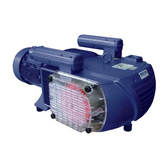 Becker DXLF 2.400 Operating Instructions Manual