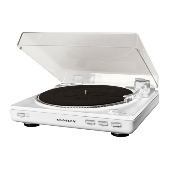 Crosley T400A Instruction Manual