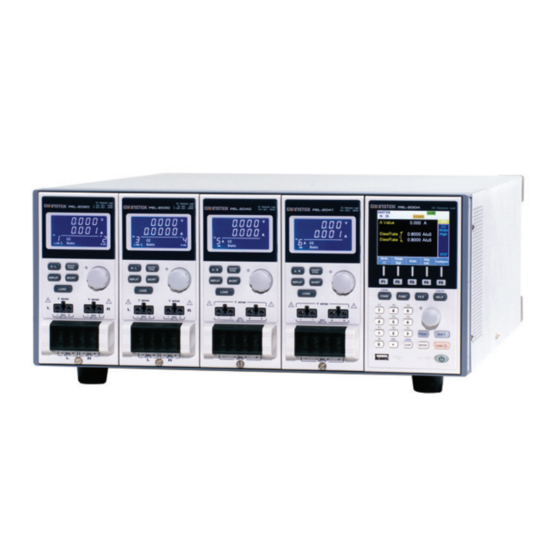 GW Instek PEL-2000 Series User Manual
