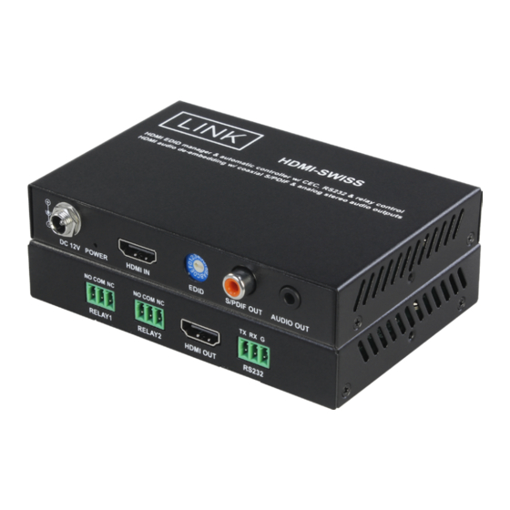 Link HDMI-SWISS User Manual