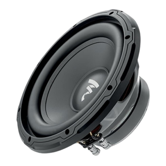 Focal Sub 10 Quick Start Manual