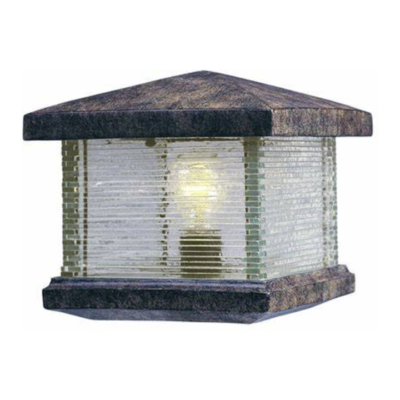 Maxim Lighting Triumph VX 48736CLET Quick Start Manual