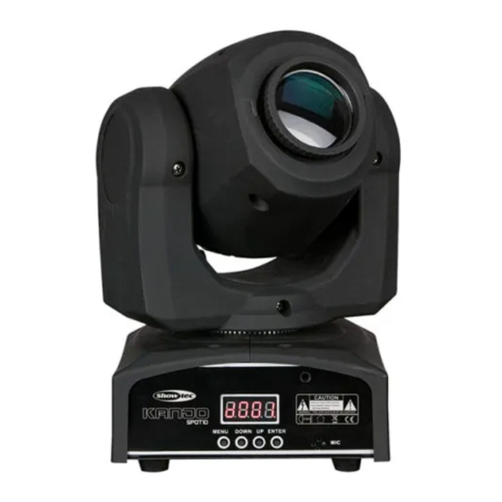 SHOWTEC Kanjo Spot 10 V1 Manual