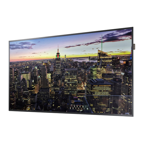Samsung QM55F Quick Setup Manual