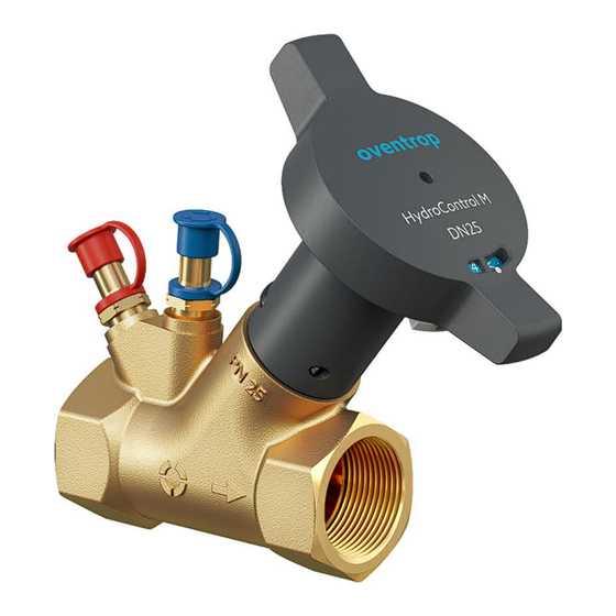 oventrop HydroControl M Operating Instructions Manual