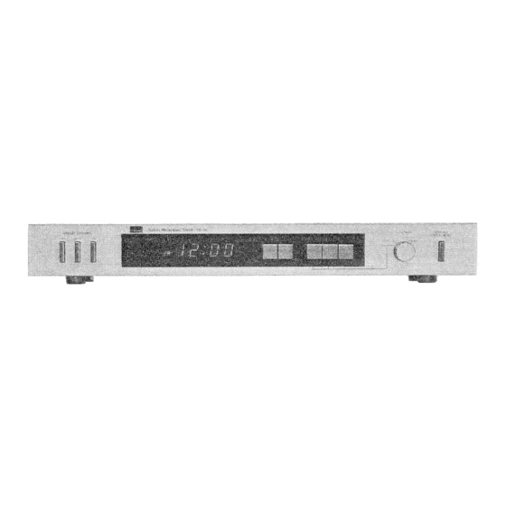 Sansui AT-20 Operating Instructions Manual